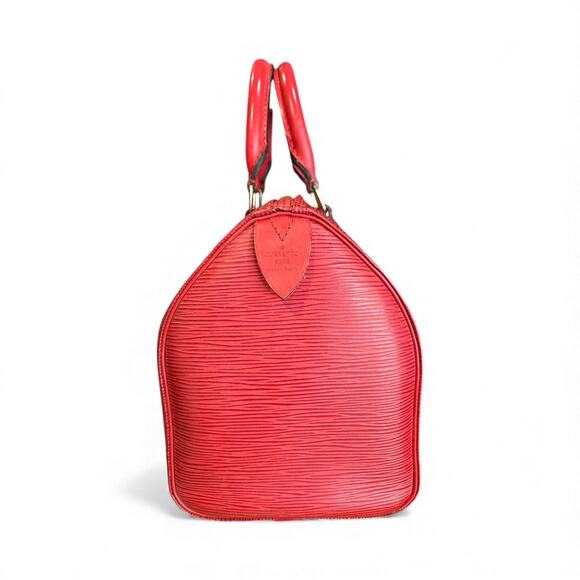 Louis Vuitton Epi Speedy 25 Castillan Red - Picture 4 of 8